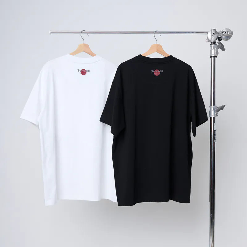 【Seivson JAPAN “さくら 桜 ” 】限定ロング丈T-Shirt  - WHITE