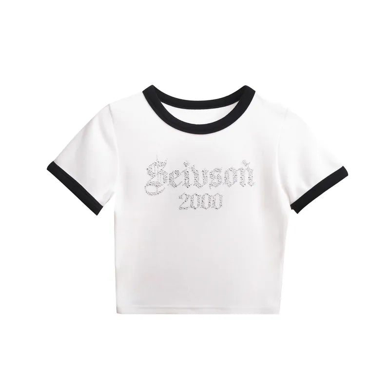 【Seivson 2000 Diamond Collection】Logo T-Shirt - WHITE