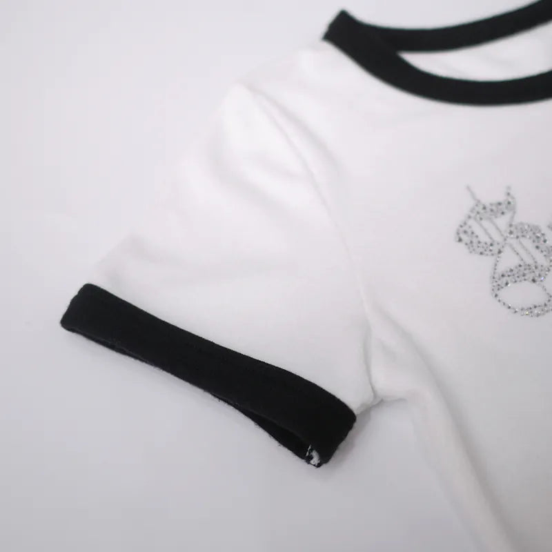 【Seivson 2000 Diamond Collection】Logo T-Shirt - WHITE