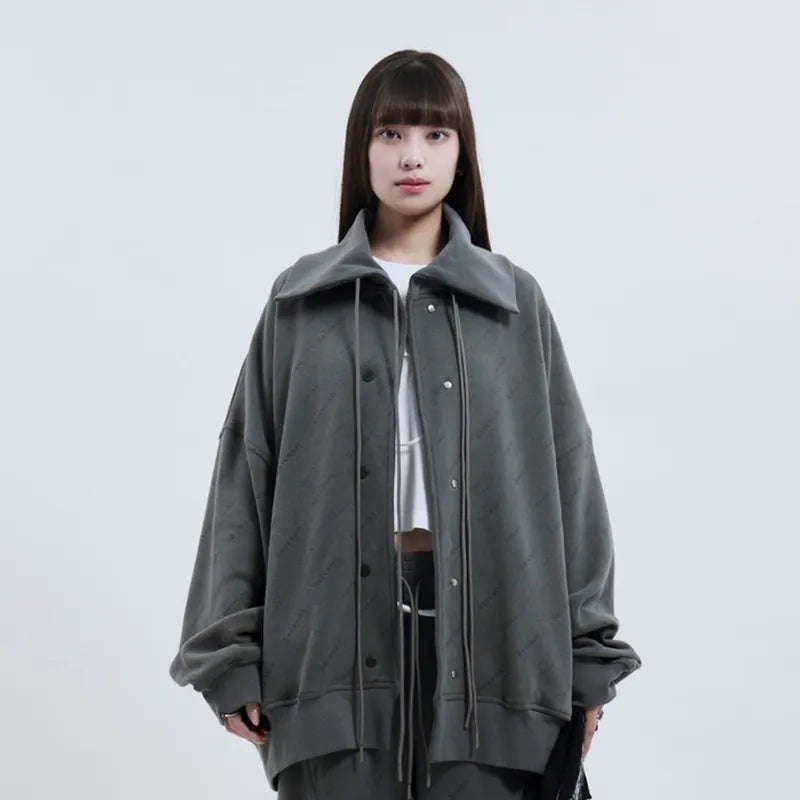 【Seivson  FUTURE CYBER SPORTSWEAR COLLECTION 】COAT - GREY