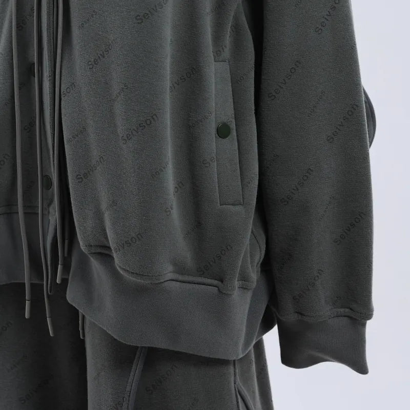 【Seivson  FUTURE CYBER SPORTSWEAR COLLECTION 】COAT - GREY