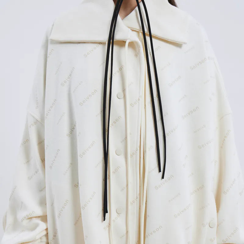 【Seivson  FUTURE CYBER SPORTSWEAR COLLECTION 】COAT -WHITE