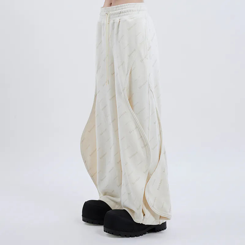 【Seivson  FUTURE CYBER SPORTSWEAR COLLECTION 】 PANTS  -WHITE