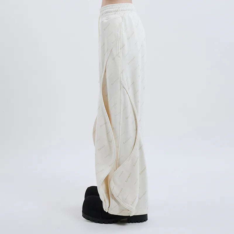 【Seivson  FUTURE CYBER SPORTSWEAR COLLECTION 】 PANTS  -WHITE