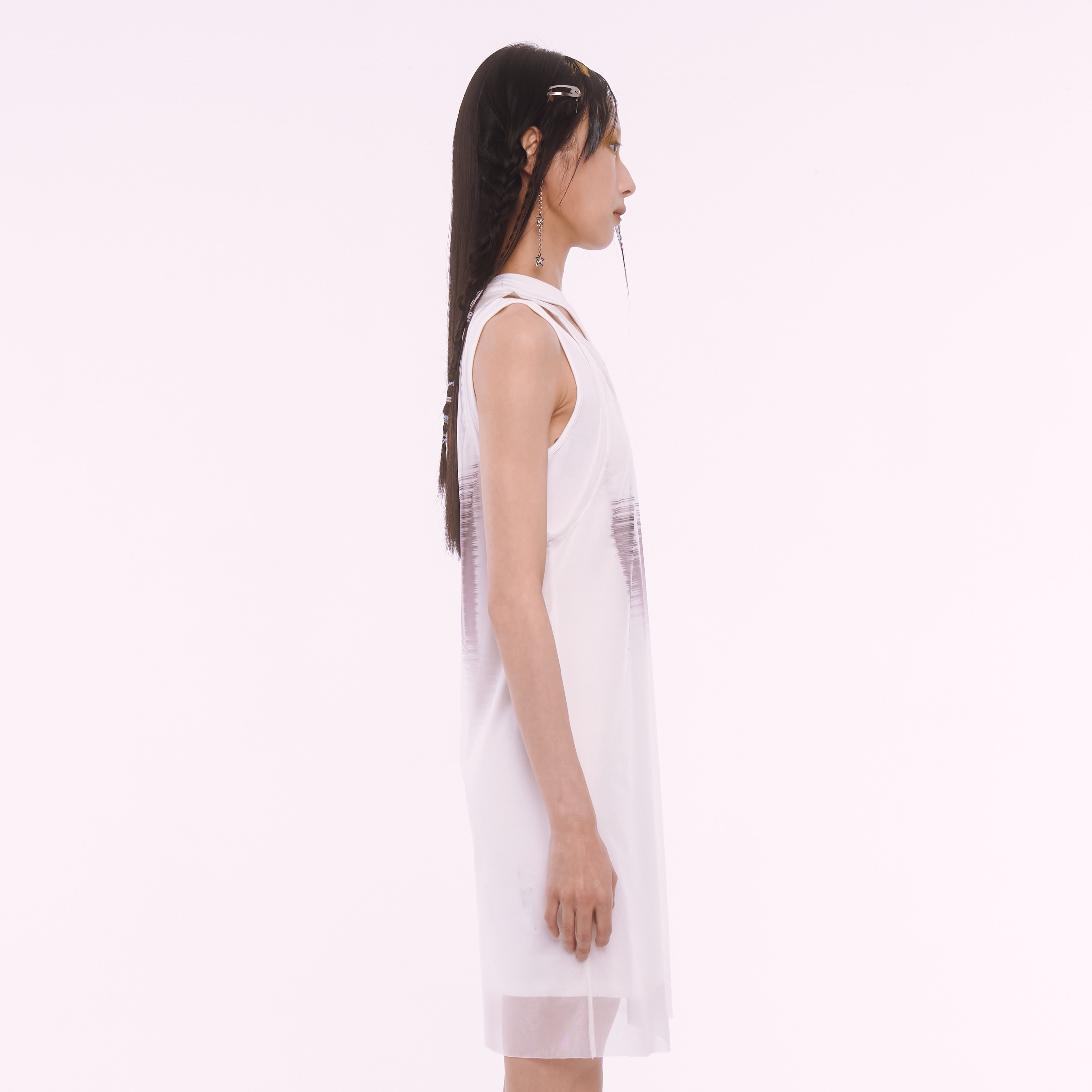 【Future Women：X-ray Collection】See -through Dress - WHITE