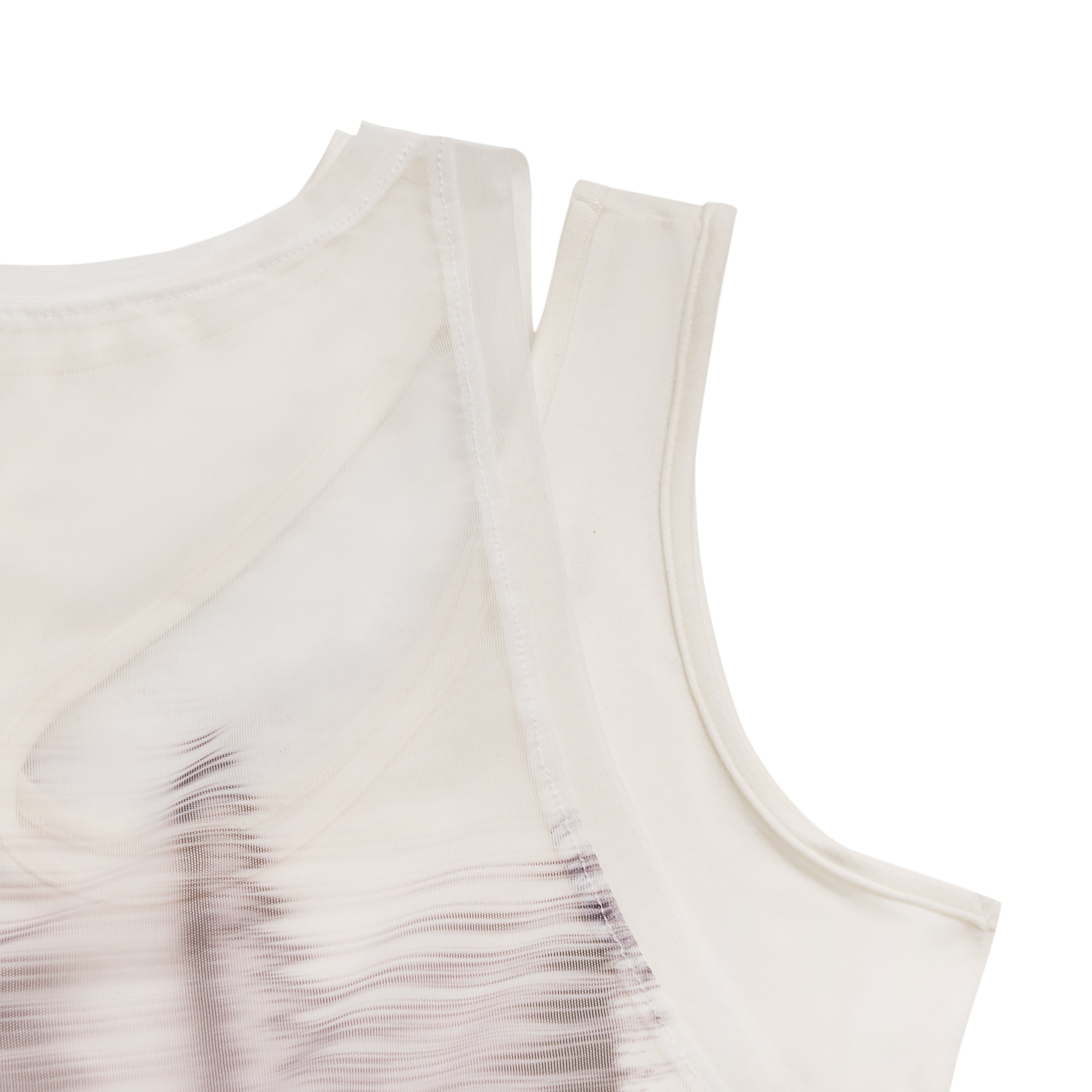 【Future Women：X-ray Collection】See -through Dress - WHITE